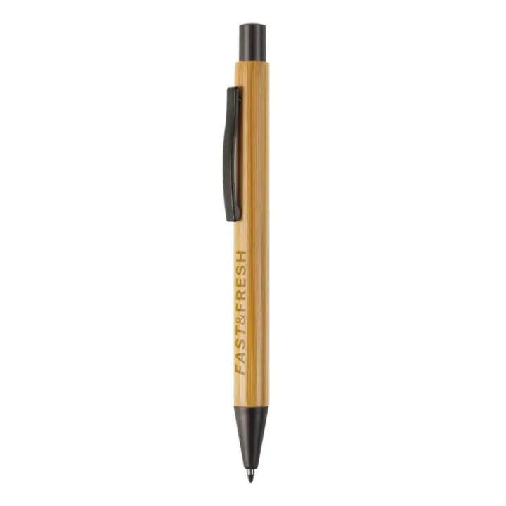 Ball pen New York bamboo - LT87283 (gadzety reklamowe)